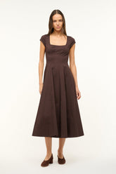 SHORT SLEEVE WELLS DRESS | EARTH